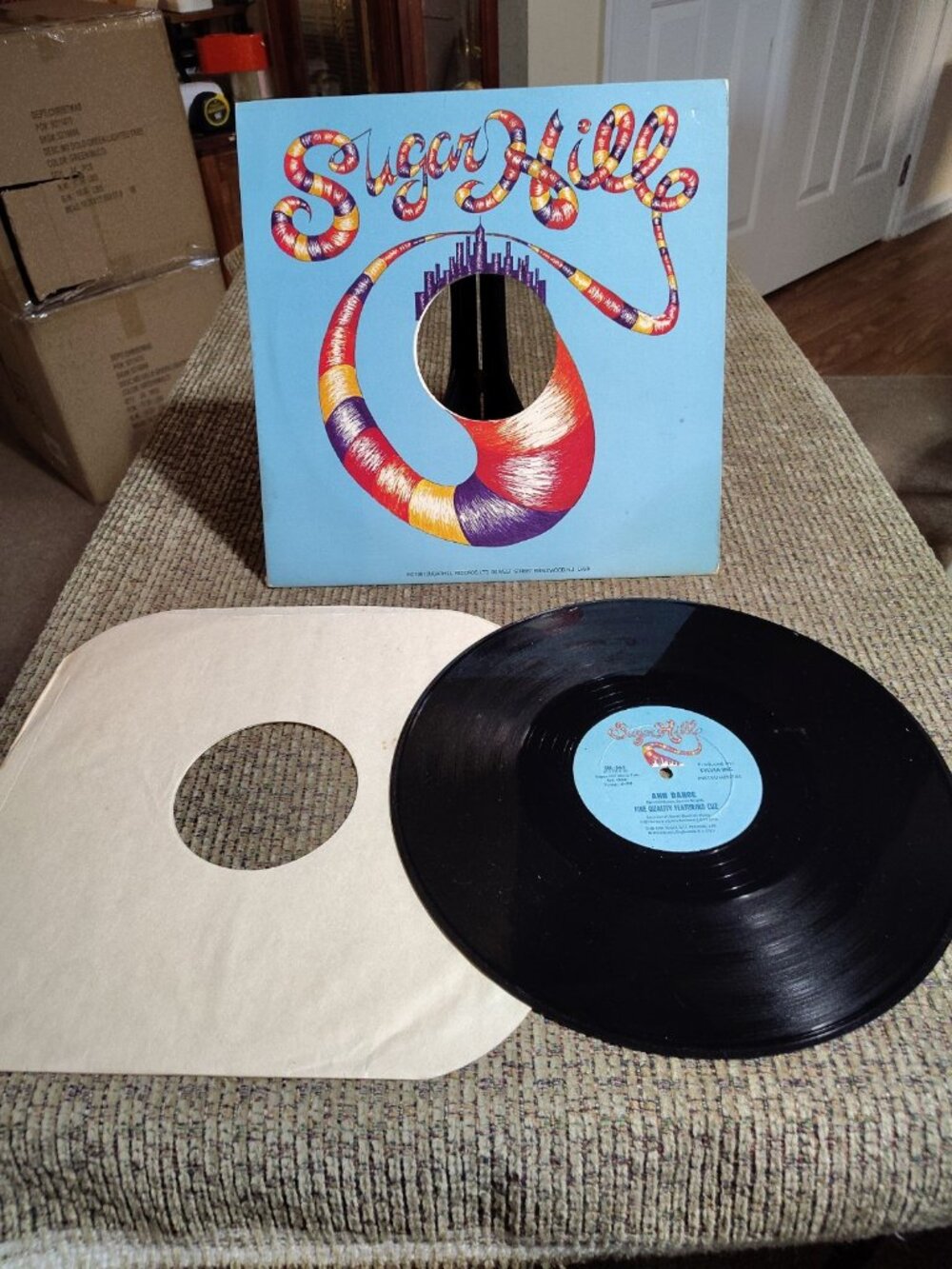 Sugar Hill Gang Livin In The Fast Lane 12” Vinyl Single SH 32021 - EX VINYL
